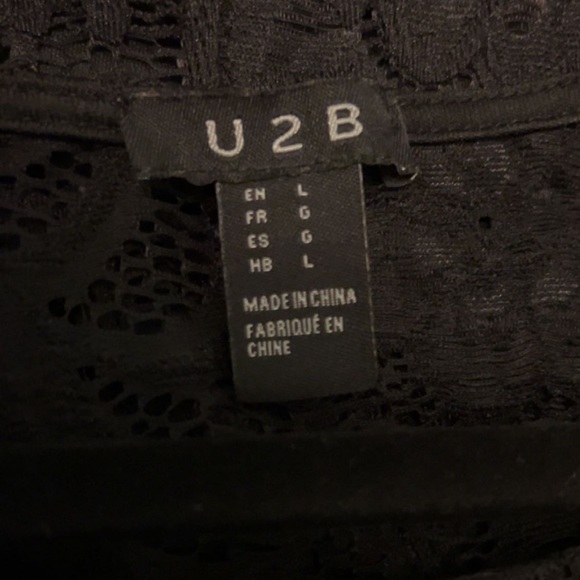 Long Sleeve Black Lace Dress - Picture 3 of 3